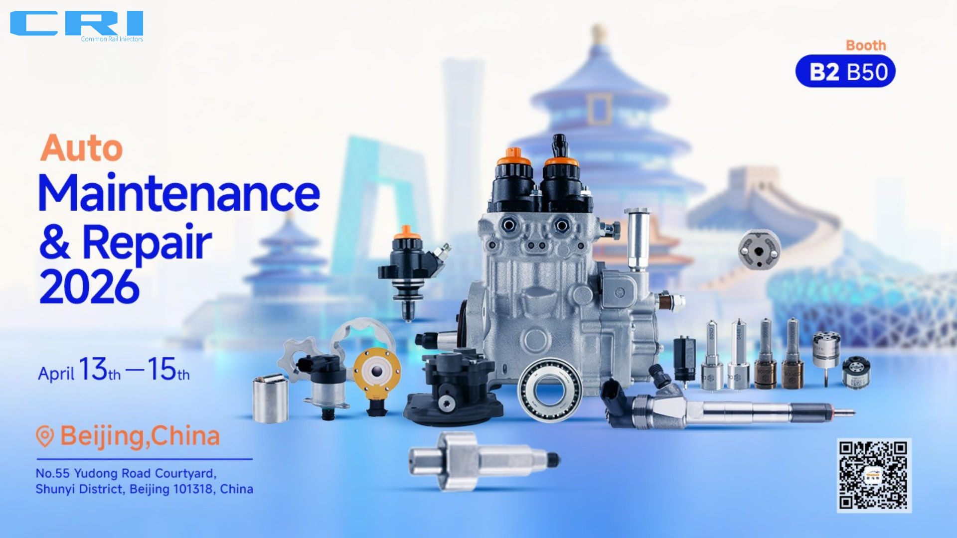 Meet Shumatt at AMR Beijing and Enjoy Specials on 0445120160 Common Rail Injector